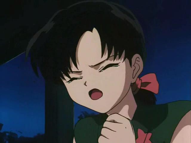 Otaku Gallery  / Anime e Manga / Inu-Yasha / Screen Shots / Episodi / 013 - L`enigma della luna nuova! Inuyasha dai capelli neri! / 096.jpg